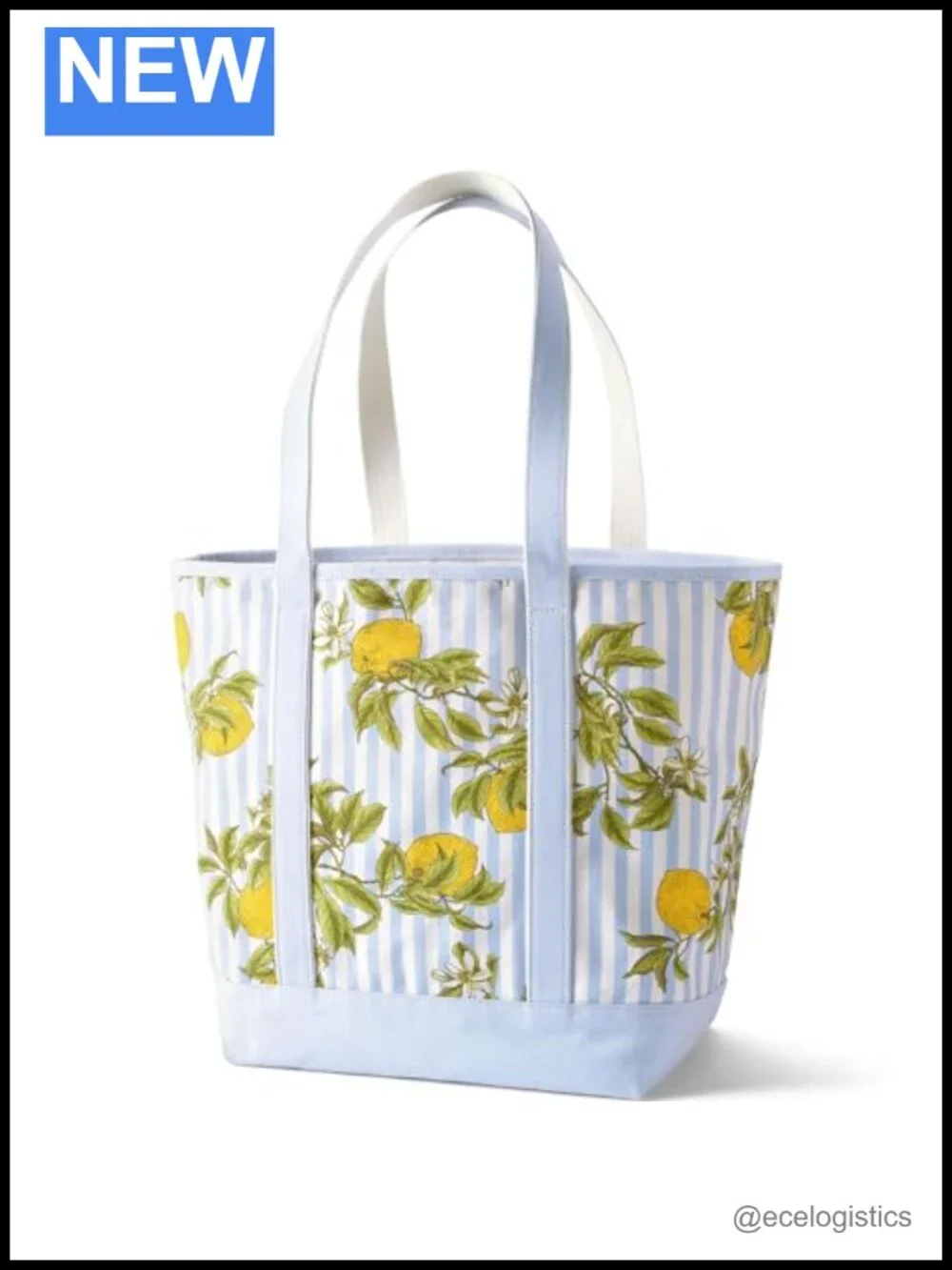 Cotton Canvas Tote Bag Stands Upright Multiple Pockets Machine Washable